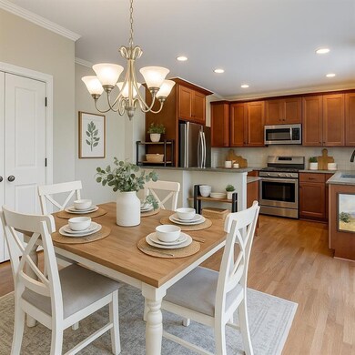 Virtually Staged, Kitchen Eat In Area
