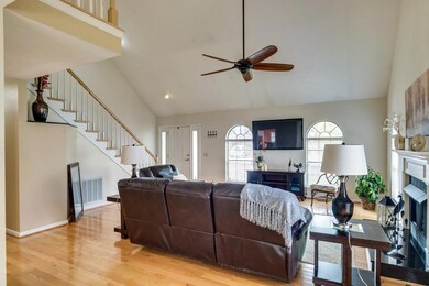 View to the front door