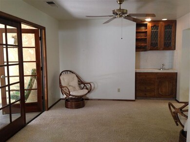 dining room, bar, doors to back yard