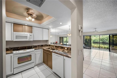 Lovely tiled main level with views of the water
