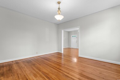 Unfurnished room featuring light hardwood / wood-s
