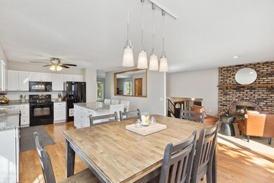 Open flowing spaces stream with natural light!