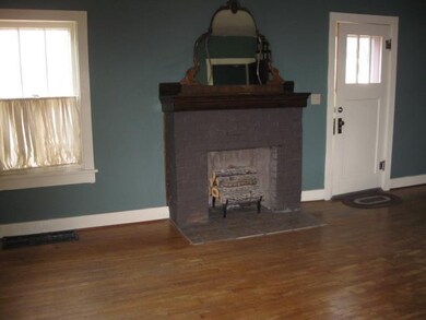 Living room fireplace