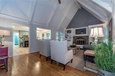 Beautiful refinished hardwood floors
