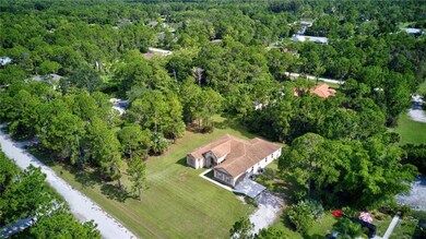 Over one acre lot.
