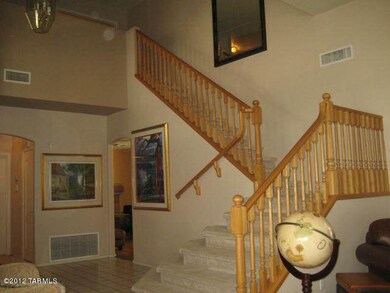 Staircase and foyer entry