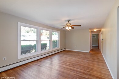 Spacious with newly re-finished wood floors; fresh