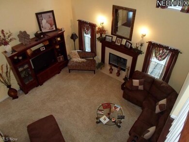 A view of the great room from the loft.