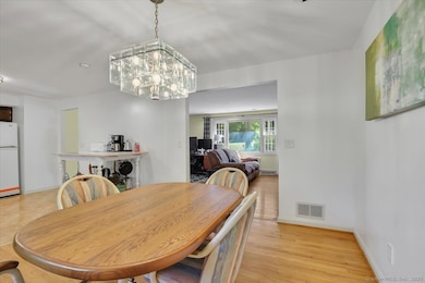 Dining room open to family room