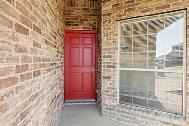 Spacious front porch