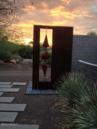 Sunrise shot from front door