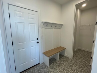 Mudroom entry from garage