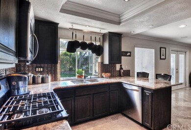 A closer look at this gourmet kitchen including gr