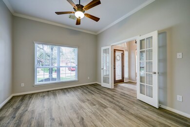 How amazing is this! While this space is perfect for your home office, with a closet, ceiling fan, and French doors for privacy, it would also serve well as bedroom #4, a craft room, kids' playroom, media room, etc. Let your imagination run with all of the possibilities.
