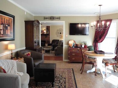 Breakfast area of the kitchen is large enough for 
