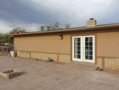 PATIO AT REAR