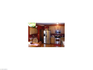 Oak wood cabinets in the Kitchen abound with plent