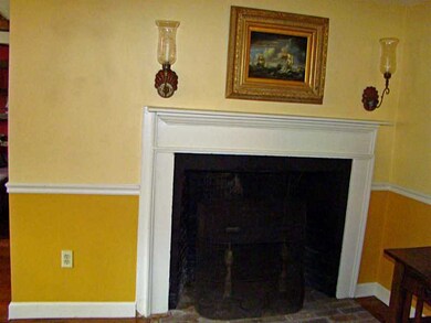 Living Room. Fireplace not used at this time.