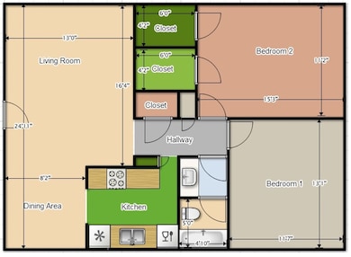 View of home floor plan