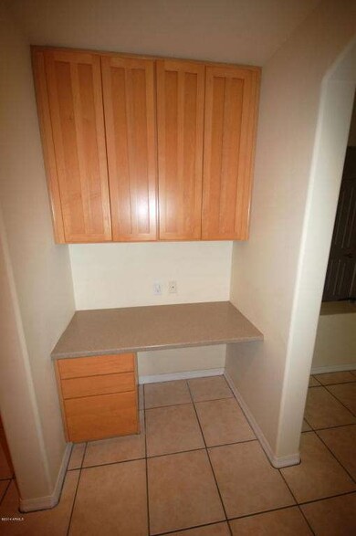 built in desk