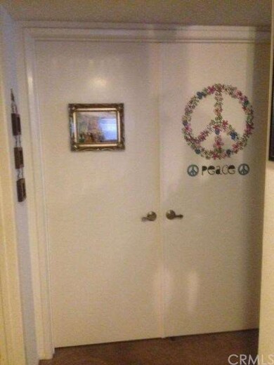 Double door entry to Master bedroom.