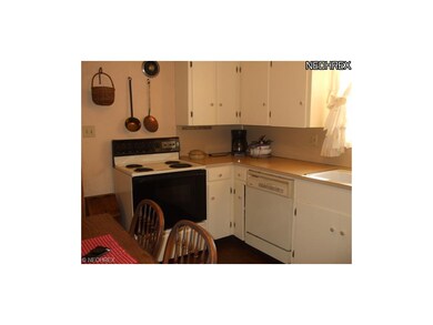 Eat-in kitchen. half bath is close by.