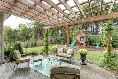 Gorgeous pergola to hang out with buddies with lemonade or sweet tea
