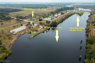 Locks, Boat Ramp and River