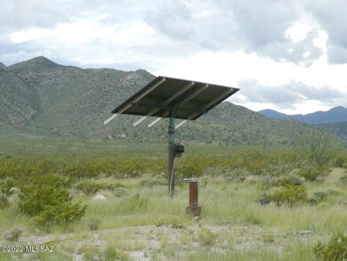 Solar panel at well
