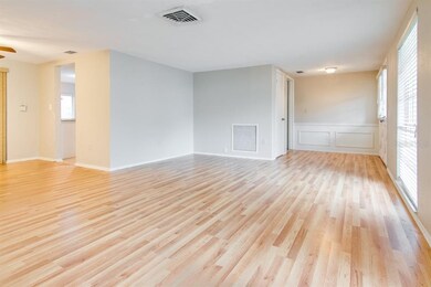 view in living room