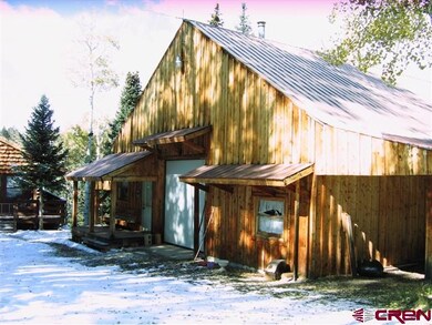 Front of garage/barn.