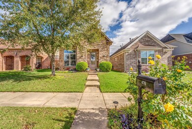 View of front of house with a front lawn