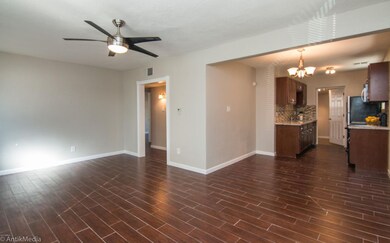 Living, Dining & Kitchen