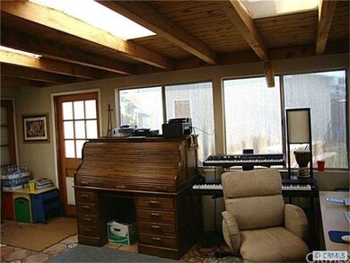 Family Room with sky lights