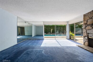 Living Room with view of pool