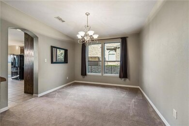 Formal dining area.
