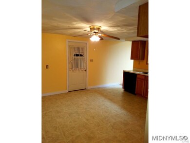 Kitchen opens to family room