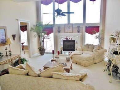 Great Room with Floor to Ceiling Windows