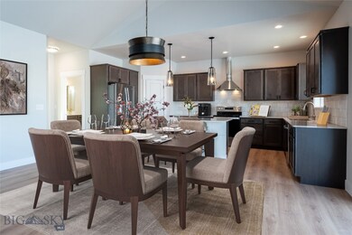 Dining area | Kitchen (virtual staging)