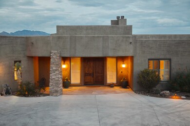 Front entry dusk