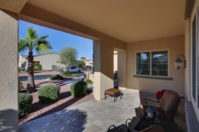 Inviting front porch