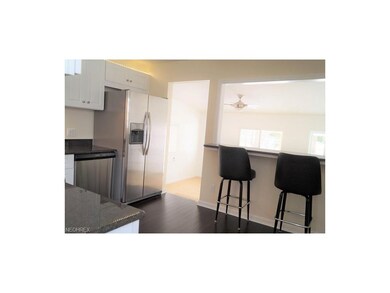 kitchen and step down to newly constructed family 