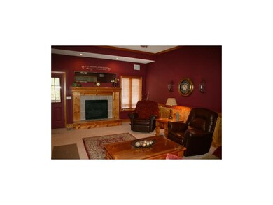 Generous sized great room with volume ceilings.