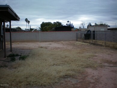 Large backyard