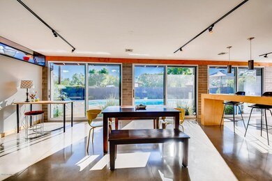 Wall of glass doors