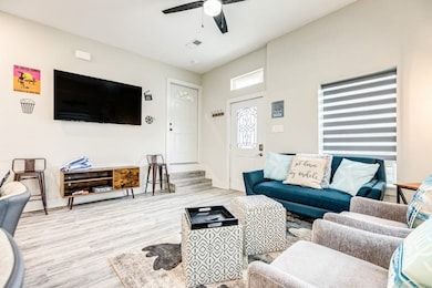 Living area. Rental is offered fully furnished.