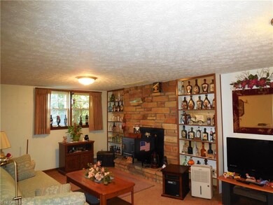 Wood burner in the family room will heat most of t