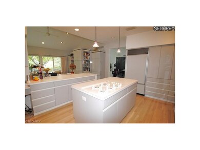 The kitchen opens to the family room offering endl