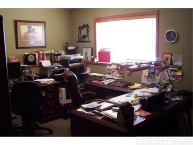 Large down bedroom makes great office.