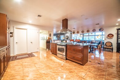 Open concept kitchen